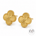 Van Cleef Earrings Gold - KLOVAR LONDON - 18K Gold Plated Lucky Clover