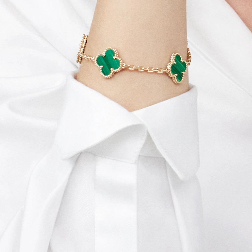 Van Cleef Green Gold Bracelet - KLOVAR LONDON