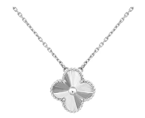 KLOVAR LONDON Silver Clover Necklace 925 Silver